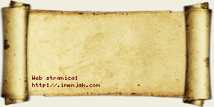 Tijana Jakovljević vizit kartica